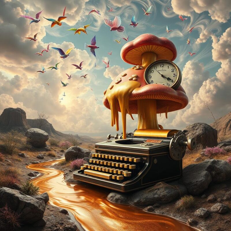 Close-up of mushrooms growing in natural light against an earthy background